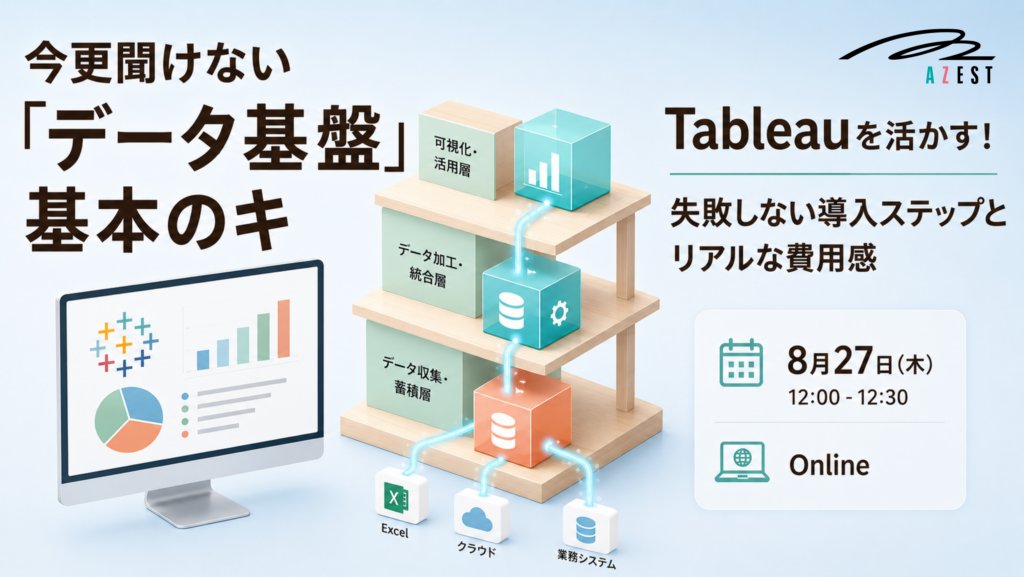 今更聞けない データ基盤 基本のキ：Tableauを活かす！失敗しない導入ステップとリアルな費用感