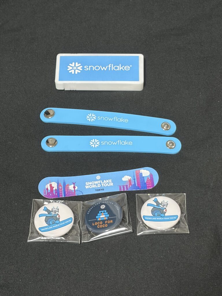 会場でもらったグッズ
